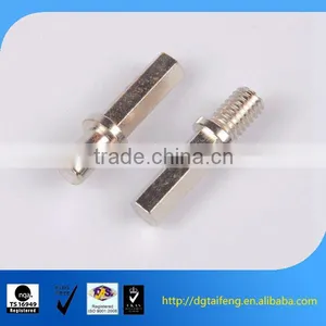 Nickel Carbon Steel Round Neck Hex Pillars Screw thumbnail-1
