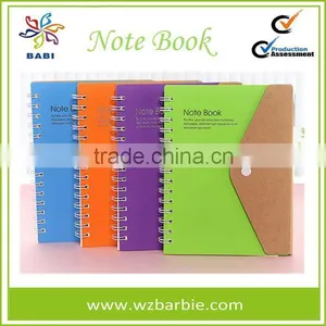 Kraft Spiral Notebook With Pen And Custom Logo Printing thumbnail-1