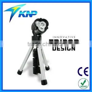 LED Tripod Multi-function Flashlight Worklight Super Bright With Tripod thumbnail-1