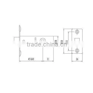 High Quality European Standard Camera Door Lock thumbnail-1