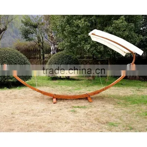 KD Design Garden Pation Wooden Hammock Stand thumbnail-1