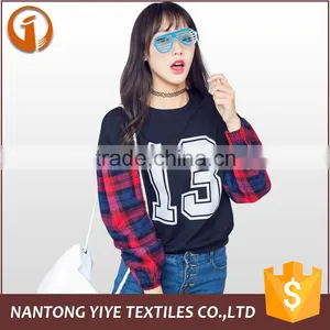 2016 EXW Wholesale High Quality Without Hooded Girls/ladies Autumn/springcasual Sweatshirt thumbnail-1
