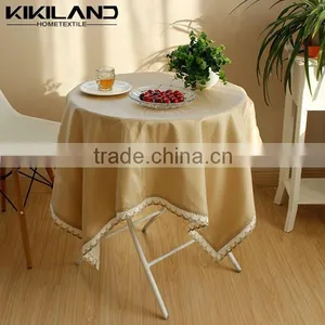 100% Polyester Fake Silk Table Cloth With Ribbons thumbnail-1