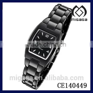 2014 New Design Fashion Men's Ceramic Watch* Black Ceramic Watch for Men thumbnail-1