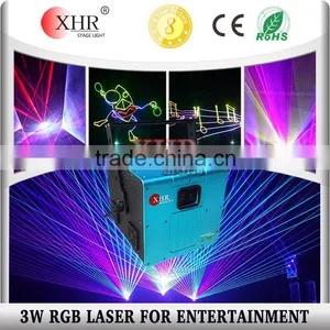 XHR Concert Laser Light,outdoor Disco Light,3w Rgb Laser Lighting for dj thumbnail-1