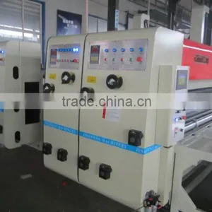 Semi Automatic Chain Feeding Corrugated Carton Printing Slotting Die Cutting Machine thumbnail-1