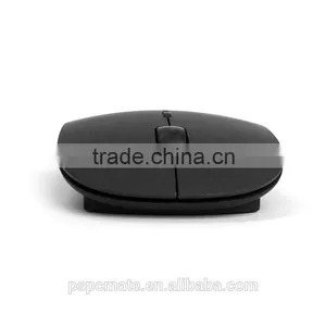 Factory Flat Design Black Computer 2.4G Optical Wireless Webkey Mouse thumbnail-3