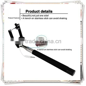 TMO-0201 Factory Price Wired Monopod , Cable Take Pole Selfie Stick thumbnail-4