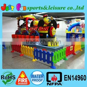 Happy Rotating Locomotive Amusement Park Rides, Small Amusement Rides for Sale thumbnail-1