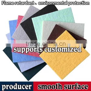 Customized Polyester Acoustic Wall Panel/ Noise Absorption/For KTV, Cinema and Kindergarten thumbnail-1