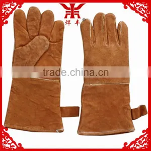 Different Types Cow Leather 14 " Welding Gloves thumbnail-3