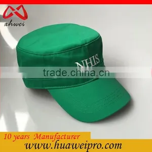 Fashion Army Cap Image Style Embroidery Green Wholesale Military Hat Cheap thumbnail-1