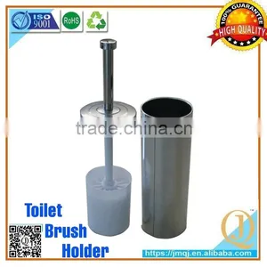 With Metal Brush Holder and Long Handle Brush Powder Coating Toilet Brush Set thumbnail-2