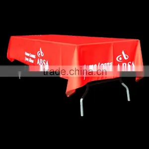 Cheap Wholesale Custom Full Colour Print Trangle Table Cover thumbnail-1