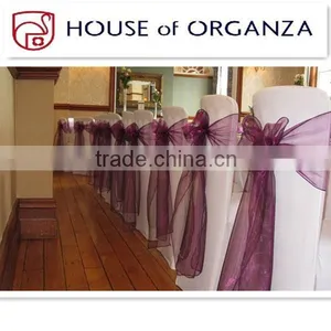 Organza Fabric Chair Sash thumbnail-1