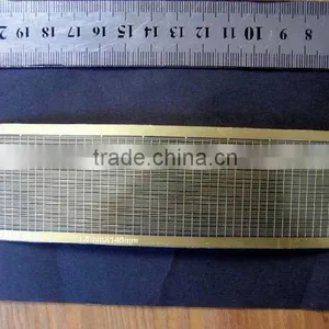 Custom 5x10 Aluminum Expanded Stainless Steel 304 Metal Mesh Virtual Screen Etched Metal Bookmarks ----DH20528 thumbnail-1