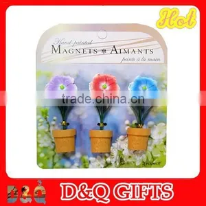 Polyresin Flower Pot Fridge Magnet thumbnail-2