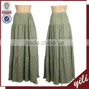2016 S/S New Style Cotton Solid Color Pictures Fashionable Long Skirts Pattern DS150432082 thumbnail-1