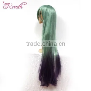 OEM Long Straight Colorful Wig Hair With Factory Price for Sale thumbnail-2