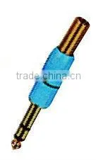 6.35MM STEREO PLUG GOLD WITH SPRING thumbnail-1