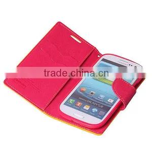 Fancy Diary Flip Leather Wallet Case For Samsung Galaxy S Duos S7562 thumbnail-5