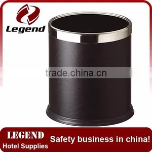 Faux Leather Single Layers Trash Can Manufacturer thumbnail-1