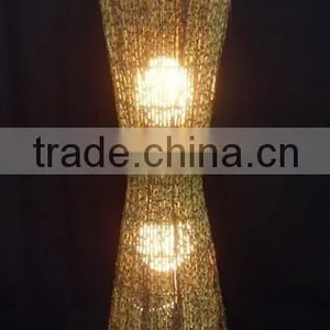 Brown Modern Rattan Floor Lamp Or Light thumbnail-6