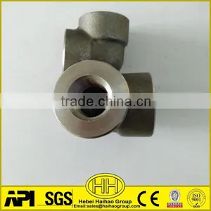 Haihao 1/2 Inch 3000LBS ASTM A105 Threaded Pipe 90 Degree Elbows thumbnail-2
