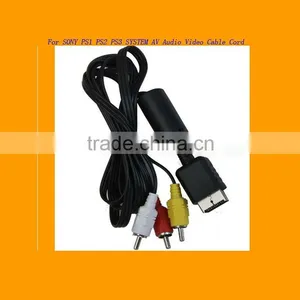 For SONY PS1 PS2 PS3 SYSTEM AV Audio Video Cable Cord thumbnail-1