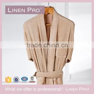 LinenPro Cheap Wholesale Bathrobe Kimono Velour Bath Robe for Women thumbnail-2