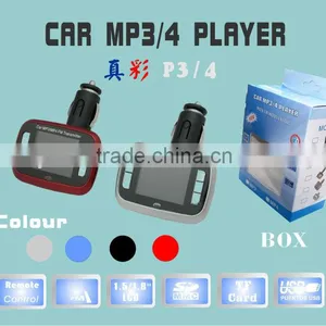 SD USB MMC MP4 Car Player Wireless Radio FM Transmitter Mp4 With Aux Port for Media thumbnail-1
