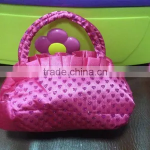 Beautiful Girls' Handbag Decorative Dress up Tote Bag Fabric Purse thumbnail-1
