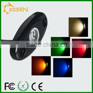 2016 Car Accessories Outdoor Led Floor Light Marine IP67 12V Waterproofled Deck Light for Boat Truck Car Led Rock Light Quality Choice thumbnail-2