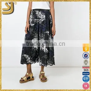 Hot Selling Black Culottes Pant for Lady thumbnail-6