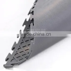 Factory Shop Junyi Easy Lock Plastic PVC Vinyl Interlocking Flooring Tiles thumbnail-2