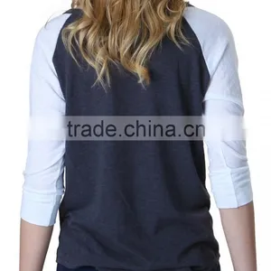 Wholesale Hot Style Womens Raglan Long Sleeve Shirt thumbnail-3