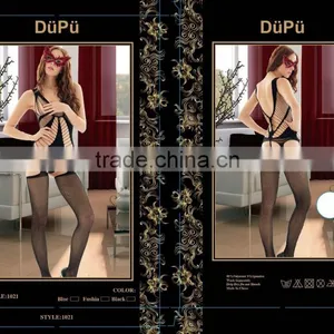 Temptlife Brand BODYSTOCKING BV Babydoll Dress Set Sexy Open Crotch Sexy Bodystocking Wholesale thumbnail-3