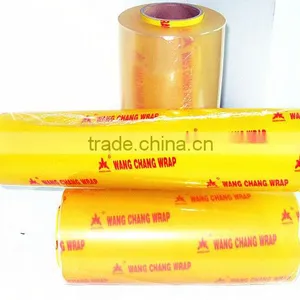 Plastic Wrap Food Grade Pvc Cling Film ,customize Logo Pvc Cling Film Roll thumbnail-2
