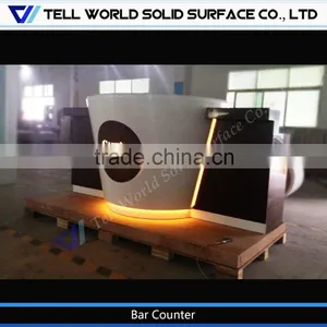 Customized Cafe Bar Counter/high Quality Front Desk/ Front Desk Design thumbnail-3