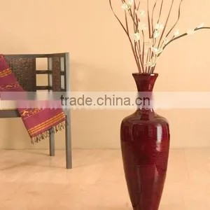 Tall Cylinder Floor Vase- Decorative Vases thumbnail-1