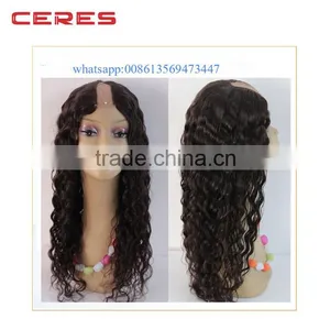 Ceres-Perfect Lady Cheap Peruvian Hair u Part Wig for Sale thumbnail-1