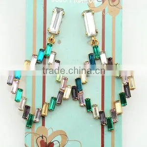 Statement Women Earring Fashion Rhinestone Earring Women thumbnail-4