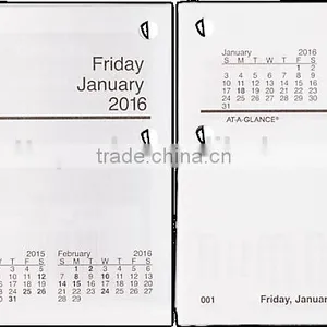 High Quality Luxious Gift Desktop Calender Welcome OEM Table Calender thumbnail-5