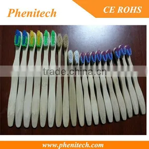 Cheap 100% Natural Bamboo Bristle Toothbrush -- Hot Selling thumbnail-1