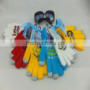 Jaquard Acrylic Winter Touchscreen Gloves for Phone/ipad Quality Choice thumbnail-2