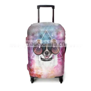 Luckiplus Cute Spandex Luggage Cover Trolley Case Cover Waterproof Luggage Cover thumbnail-2