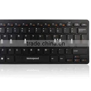Hot Sales White or Black 2.4Ghz Wireless Keyboard Mouse thumbnail-1