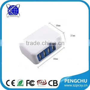 20w 5V 4A 4 USB Portable Wall Charger With ce Fcc Rohs thumbnail-1