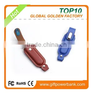 Supplier Leather Pen Usb Disk With Logo thumbnail-1