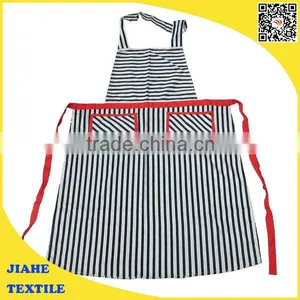 Chef Works Chalk Blue Striped Apron thumbnail-1